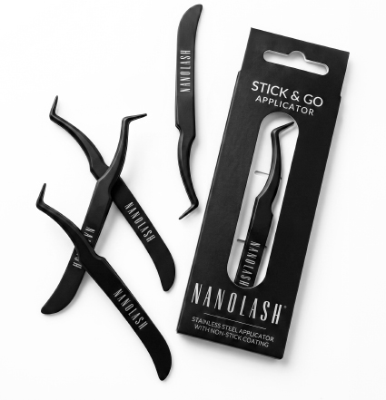 Nanolash Stick & Go aplikatorius su pakuote